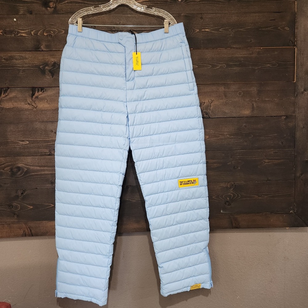 ALOCS / THATS A AWFUL LOT OF COUGH SYRUP PUFFER LARGE SNOW PANTS BLUE NWT - Picture 14 of 14